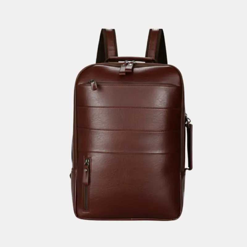 Lather Bag-Dark brown